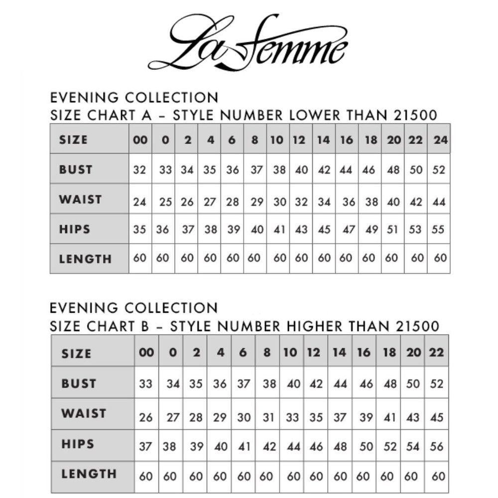 La Femme 31078SC Evening Dress White in Size 2 - Picture 5 of 8